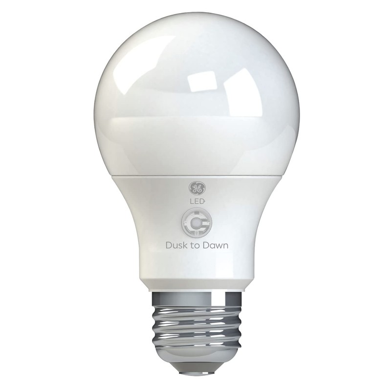 GE LED+ Dusk to Dawn Daylight A19 (1-Pack)
