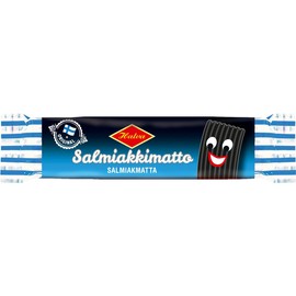 Halva Salmiakkimatto Salty Liquorice 6 Bars of 60 g