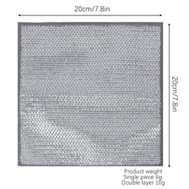 AWAVM 10PCS Multipurpose Non-Scratch Scrubbing Wire Dishwashing Rags, Wire Wool，Multipurpose Wire Dishwashing Rags for Wet and Dry, Resuable Kitchen Microfibre Cleaning Cloth (monolayer)(10)