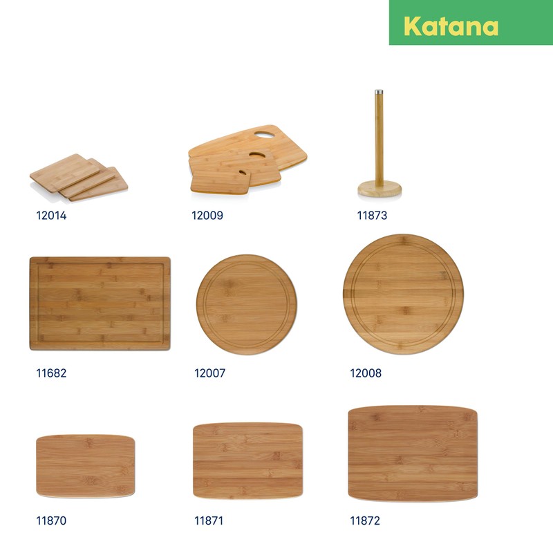 Kela Kitchen roll Holder Katana 32x14cm of Bamboo, Beige, 32