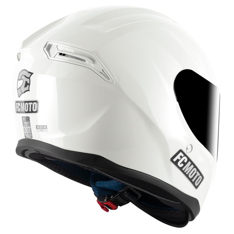 FC-Moto FF114B Helmet, White, L