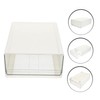 Operitacx Collapsible Stackable Storage Box Drawer Box for Office Supply