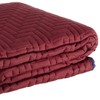 Martex Full/Queen Size Coverlet, Red/Navy Blue