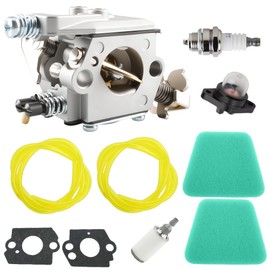 Carburetor for Poulan Pro PP220 PP221LE Chainsaw - Compatible with 545081885, 1950, 2050, 2150, 2350, 2450, 2550, 262, Wild Thing & More Replacement 530069703 530071821 530071618 530071620 545006057