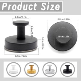 Benvo Suction Cup Hooks No Drill Hooks Stainless Steel Hanging Hooks for Shower, Bathroom, Kitchen to Hang Towels, Robes, Loofah, Waterproof Hooks Mounting on Glass Doors Tile Mirrors(4 Pack, Grey)