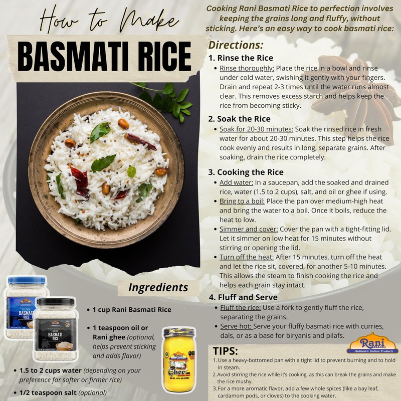 Rani Silver White Basmati Rice Extra Long Aged 40-Pound Bag,