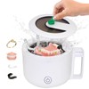 Ultrasonic Retainer Cleaner Machine,45KHz /25w/U-V Cleaner, Ultrasonic Cleaner for Dentures,