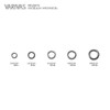 VARIVAS AH20 Ocean Works Solid Ring, 0.24 inches (6.0 mm),