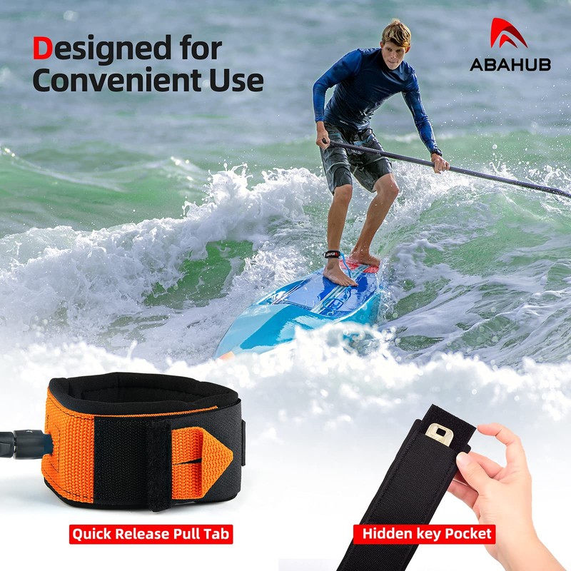 Abahub Premium Correa para Tabla de Sup Leashes de Pierna
