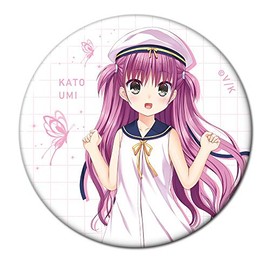 Summer Pockets Can Badge Design 07 (Umi Kato)