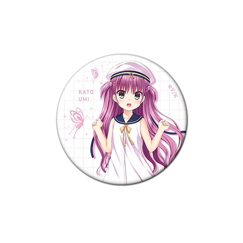 Summer Pockets Can Badge Design 07 (Umi Kato)