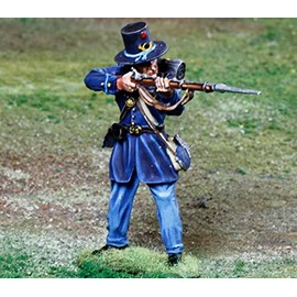 Civil War Toy Soldiers 2nd Wisconsin Iron Brigade Infantry Firing Battle of Gettysburg Figure Collectors Showcase Toy