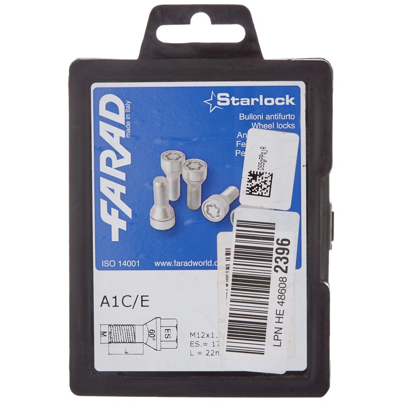 Farad 1-A1C/E Starlock 1CH Code A1C/E Wheel Lock with Fixing