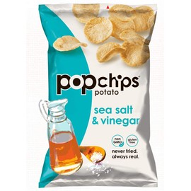 Popchips Chips Sea Salt & Vinegar, 5 oz