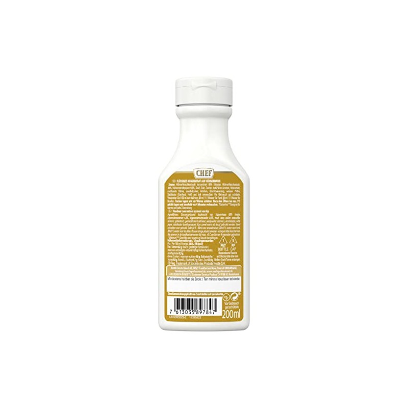 CHEF Liquid Concentrate Poultry, Taste Boost for Savoury Meat Dishes,