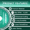 AUPREX 10 Pack 4 Inch Indestructible Disc for Grinder, Cutting