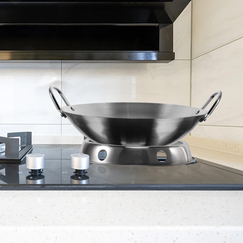 Wok Ring, Stainless Steel Wok Rack, 7¾-Inch and 9¾-Inch Reversible