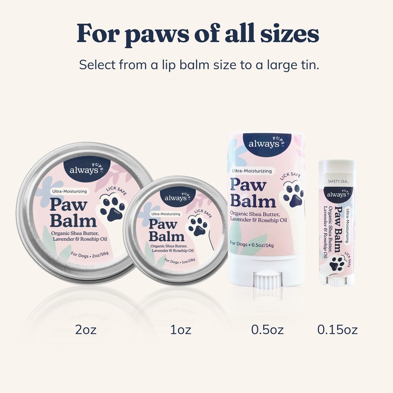 AlwaysPups Organic Paw Balm (1oz Tin)