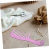 Healvian Hairdressing Tool Sturdy Wide Tooth Comb for Women Multifunctional