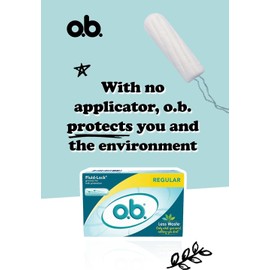 O.b. Tampons 40 Count Comfort Leak Protection Applicator Free Custom Fit