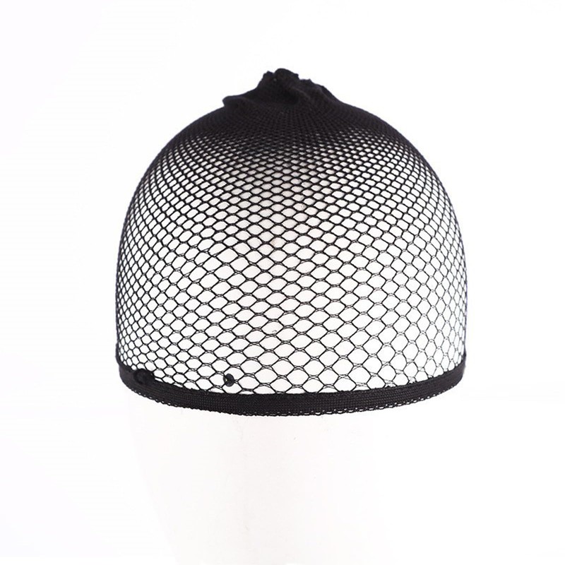 Akkerds Black Wig Net, Set of 4, Mesh, Bundle, Cosplay