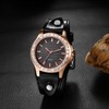 Watch Men Women Seiko Automatic Watch : Waterproof Leather Watch