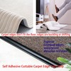 Cuttable Carpet Edge Trim,Flexible Floor Transition Strip from Carpet to