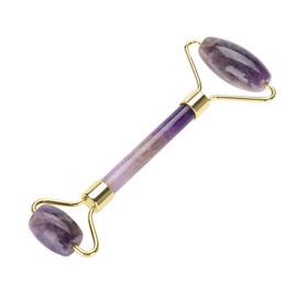 Natural Jade Roller Massage Amethyst Facial Massage Anti Wrinkle Anti Aging for Face Eyes
