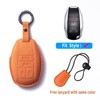 GLXKITVL Suede Leather Car Key Fob Case Cover Shell Fit