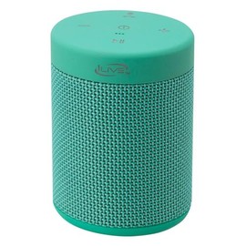 iLive Portable Bluetooth Waterproof Speaker, 2.56 x 2.56 x 3.54 Inches, Includes Micro-USB to USB Cable and Carabiner Clip, Turquoise (ISBW108TQ)