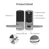 Xenocam Smart Door Lock with Handle,Keyless Entry,8-in-1 Fingerprint Door Lock
