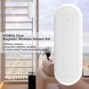 433MHz Door Magnetic Contact Wireless Sensor Detector Switch for Home