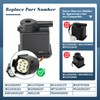 Esttlamer W11542867 Ice Maker Recirculation Pump Replacement for Whirlp for