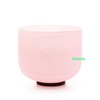 Siceeoly Set of 3 Pink Color Singing Bowls 8"G 10"E