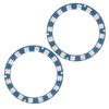 2Pcs RGB LED Ring 16 Bit Intelligent Full Color Highlight