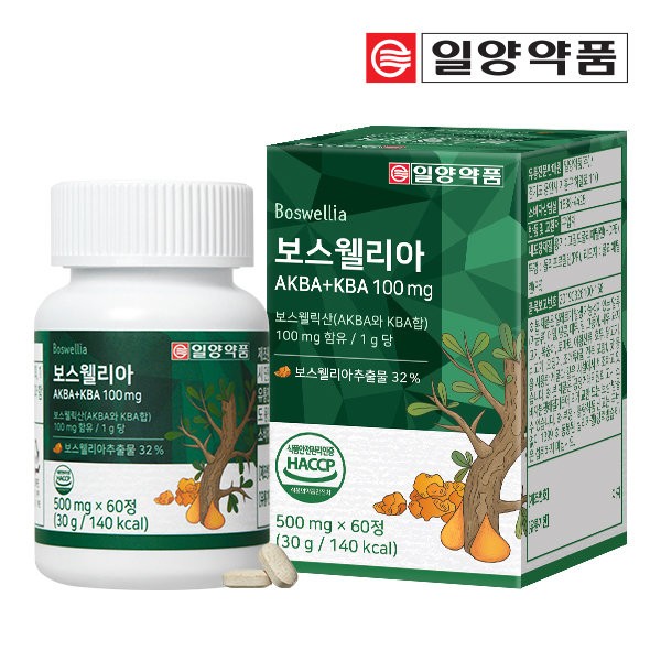 Ilyang Pharmaceutical Boswellia AKBA+KBA 100mg 1 bottle (60 tablets)