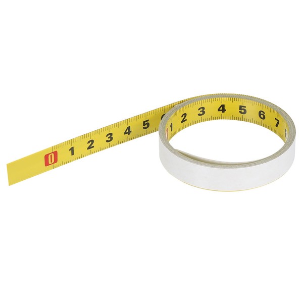 PATIKIL Adhesive Ruler 6.6ft, Steel Self-Adhesive Measuring Tape Left to