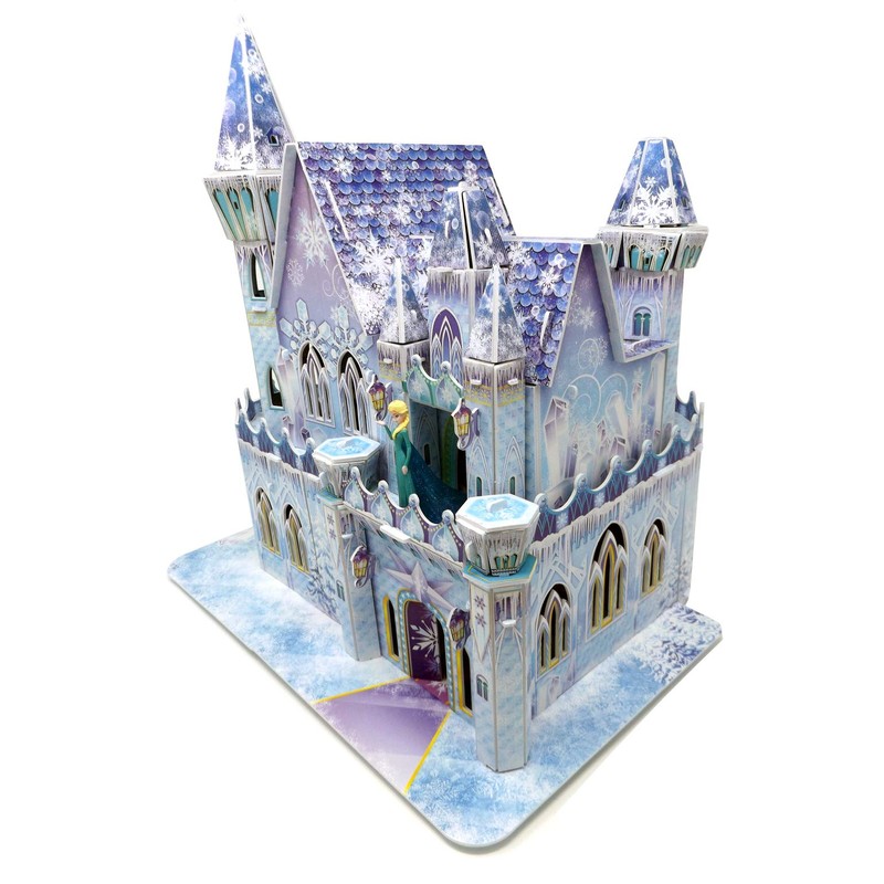 Brigamo Magic Elsa Ice Palace Dollhouse Castle for Craft &