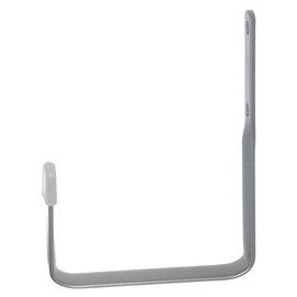 Element System 18133-00112 Wall Hook Universal / 2 Pieces/H x D = 205 x 185 mm/White Aluminium, Set of 2