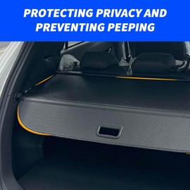 Cargo Cover for Toyota RAV4 2019 2020 2021 2022 2023 2024 2025 Accessories,Carbon Fiber Texture Retractable Rear Trunk Cover, Luggage Security Shield Shade Cover Anti-Peeping