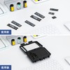 KIWIFOTOS Large Capacity M.2 NVME 2280 SSD Storage Case, 15