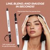 MCoBeauty Dual Ended Pro Eyeliner Pencil & Smudge Brush -