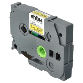 vhbw Variation Cassette Tape 6 mm Transparent for Brother P-Touch 200, 300, 500, 1000, 2000, 9000 Series such as TZe 111.