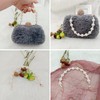 HAOBIN Pack of 2 Beads Bag Chain Bag Strap Pearl