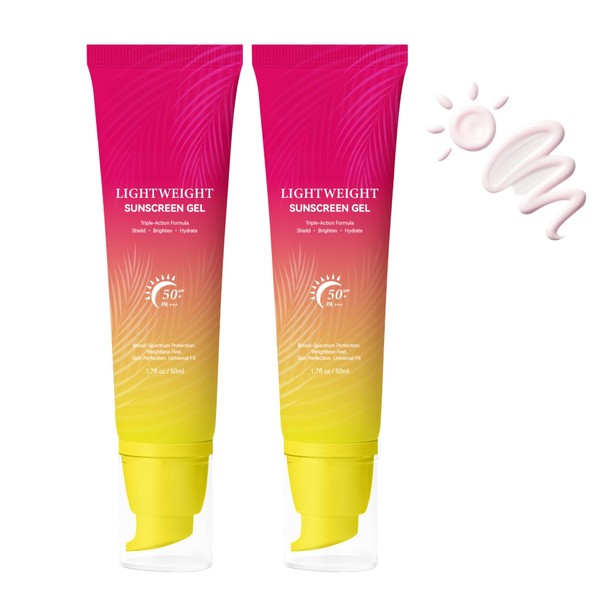 Sunscreen for Face 2PCS, Tinted Sunscreen for Face, Travel Size,