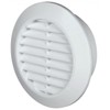 Mini Circle Air Vent Grille Cover 70mm(2.75inch) Ducting White Ventilation