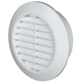 Mini Circle Air Vent Grille Cover 70mm(2.75inch) Ducting White Ventilation Cover High Quality ABS Plastic