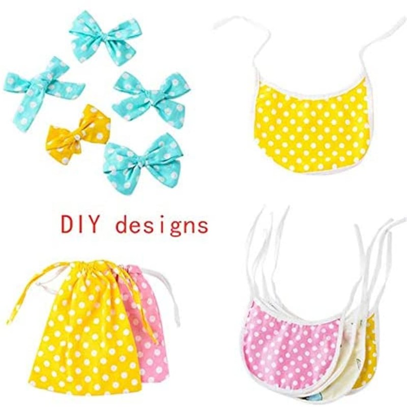 7Pcs 20" x 20" Cotton Fabric DIY Making Supplies Quilting