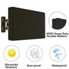 MENKOW Outdoor Waterproof TV Cover for 50-55 inch Flat Screen