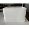 Off-White Medium Rectangular Paper Lamp Shade 16" Wide x 8"